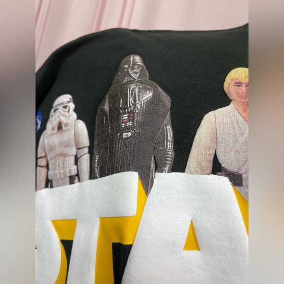 Disney Parks Star Wars Vintage Action Figure Jedi Spirit Jersey Adult Sze XL L M - Picture 15 of 15